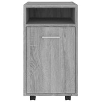Thumbnail for Beistellschrank mit Rollen Grau Sonoma 33x38x60cm Holzwerkstoff