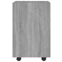Thumbnail for Beistellschrank mit Rollen Grau Sonoma 33x38x60cm Holzwerkstoff