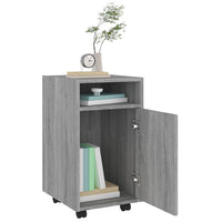 Thumbnail for Beistellschrank mit Rollen Grau Sonoma 33x38x60cm Holzwerkstoff