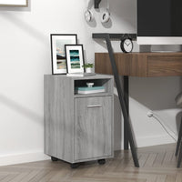 Thumbnail for Beistellschrank mit Rollen Grau Sonoma 33x38x60cm Holzwerkstoff