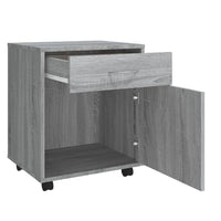 Thumbnail for Rollschrank Grau Sonoma 45x38x54 cm Holzwerkstoff