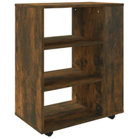 Thumbnail for Rollschrank Räuchereiche 60x35x75 cm Holzwerkstoff