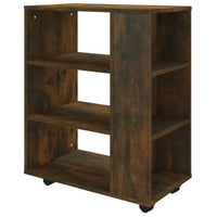 Thumbnail for Rollschrank Räuchereiche 60x35x75 cm Holzwerkstoff