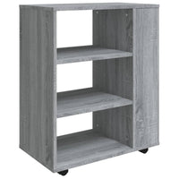 Thumbnail for Rollschrank Grau Sonoma 60x35x75 cm Holzwerkstoff