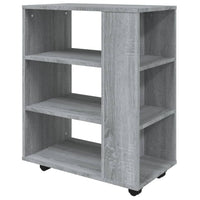 Thumbnail for Rollschrank Grau Sonoma 60x35x75 cm Holzwerkstoff