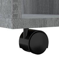 Thumbnail for Rollschrank Grau Sonoma 60x35x75 cm Holzwerkstoff