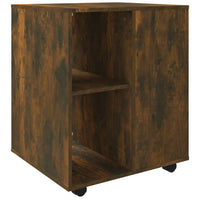 Thumbnail for Rollschrank Räuchereiche 60x53x72 cm Holzwerkstoff