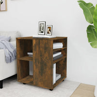 Thumbnail for Rollschrank Räuchereiche 60x53x72 cm Holzwerkstoff
