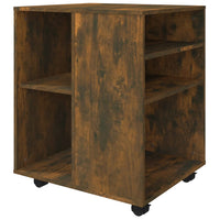 Thumbnail for Rollschrank Räuchereiche 60x53x72 cm Holzwerkstoff