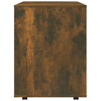 Thumbnail for Rollschrank Räuchereiche 60x53x72 cm Holzwerkstoff