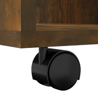 Thumbnail for Rollschrank Räuchereiche 60x53x72 cm Holzwerkstoff