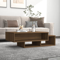 Thumbnail for Couchtisch Braun Eichen-Optik 105x55x32 cm Holzwerkstoff