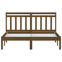 Thumbnail for Massivholzbett Honigbraun Kiefer 120x200 cm