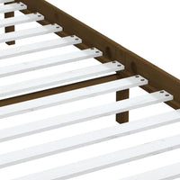 Thumbnail for Massivholzbett Honigbraun Kiefer 200x200 cm