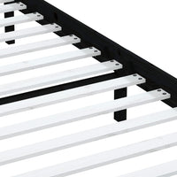 Thumbnail for Massivholzbett Schwarz Kiefer 200x200 cm