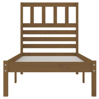Thumbnail for Massivholzbett Honigbraun Kiefer 100x200 cm