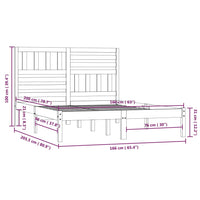 Thumbnail for Massivholzbett Kiefer 160x200 cm