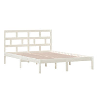 Thumbnail for Massivholzbett Weiß Kiefer 140x200 cm