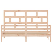 Thumbnail for Massivholzbett Kiefer 200x200 cm