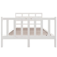 Thumbnail for Massivholzbett Weiß Kiefer 120x190 cm