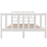 Thumbnail for Massivholzbett Weiß Kiefer 140x190 cm