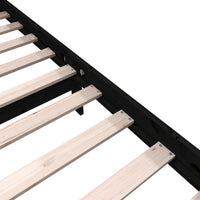 Thumbnail for Massivholzbett Schwarz Kiefer 120x200 cm