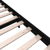 Thumbnail for Massivholzbett Schwarz Kiefer 140x200 cm