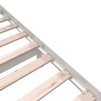 Thumbnail for Massivholzbett Weiß 160x200 cm