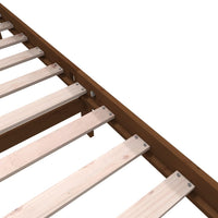 Thumbnail for Massivholzbett Honigbraun Kiefer 200x200 cm