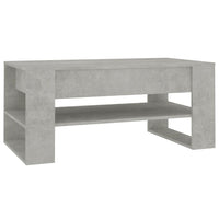 Thumbnail for Couchtisch Betongrau 102x55x45 cm Holzwerkstoff