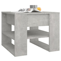Thumbnail for Couchtisch Betongrau 55,5x55x45 cm Holzwerkstoff