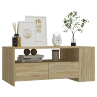 Thumbnail for Couchtisch Sonoma-Eiche 102x55x42 cm Holzwerkstoff