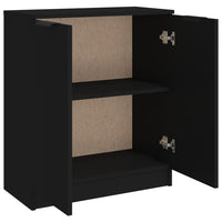 Thumbnail for Sideboard Schwarz 60x30x70 cm Holzwerkstoff