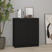 Thumbnail for Sideboard Schwarz 60x30x70 cm Holzwerkstoff