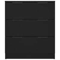 Thumbnail for Sideboard Schwarz 60x30x70 cm Holzwerkstoff