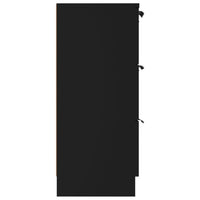 Thumbnail for Sideboard Schwarz 60x30x70 cm Holzwerkstoff