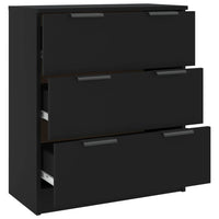 Thumbnail for Sideboard Schwarz 60x30x70 cm Holzwerkstoff