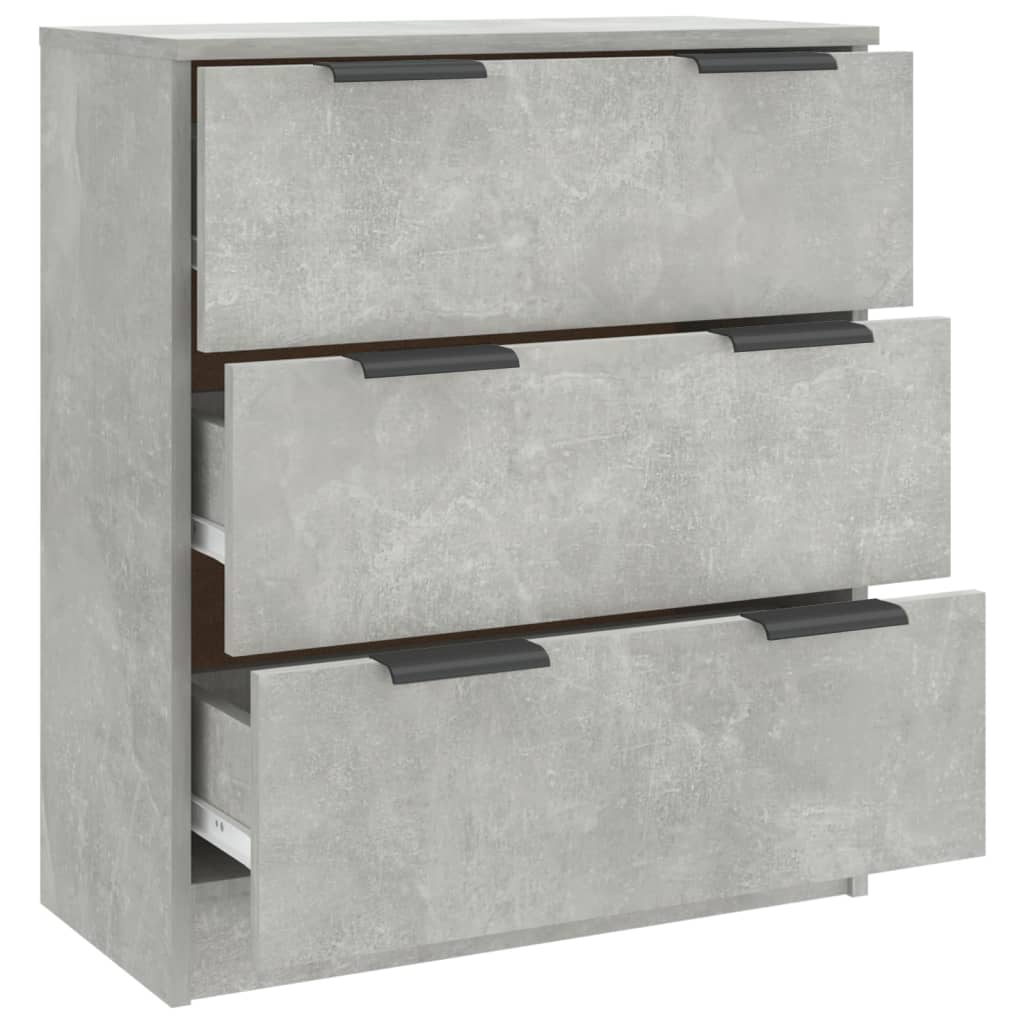 Sideboard Betongrau 60x30x70 cm Holzwerkstoff