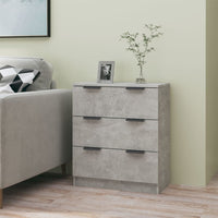 Thumbnail for Sideboard Betongrau 60x30x70 cm Holzwerkstoff