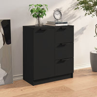 Thumbnail for Sideboard Schwarz 60x30x70 cm Holzwerkstoff