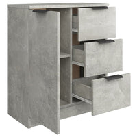 Thumbnail for Sideboard Betongrau 60x30x70 cm Holzwerkstoff