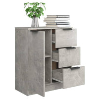 Thumbnail for Sideboard Betongrau 60x30x70 cm Holzwerkstoff