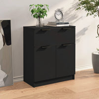 Thumbnail for Sideboard Schwarz 60x30x70 cm Holzwerkstoff
