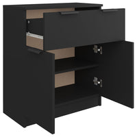 Thumbnail for Sideboard Schwarz 60x30x70 cm Holzwerkstoff