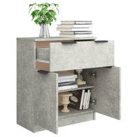 Thumbnail for Sideboard Betongrau 60x30x70 cm Holzwerkstoff