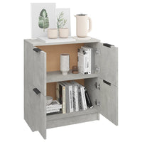 Thumbnail for Sideboard Betongrau 60x30x70 cm Holzwerkstoff