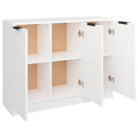 Thumbnail for Sideboard Weiß 90,5x30x70 cm Holzwerkstoff