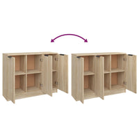 Thumbnail for Sideboard Sonoma-Eiche 90,5x30x70 cm Holzwerkstoff
