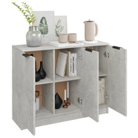 Thumbnail for Sideboard Betongrau 90,5x30x70 cm Holzwerkstoff