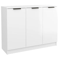 Thumbnail for Sideboard Hochglanz-Weiß 90,5x30x70 cm Holzwerkstoff